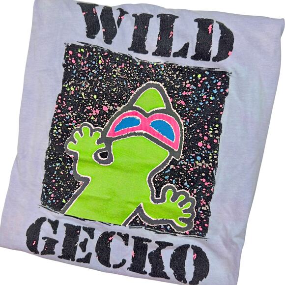 Gecko Hawaii Hyperflash Tee Shirt Mens Large Gecko Surfboards *FLAW* - Picture 1 of 8